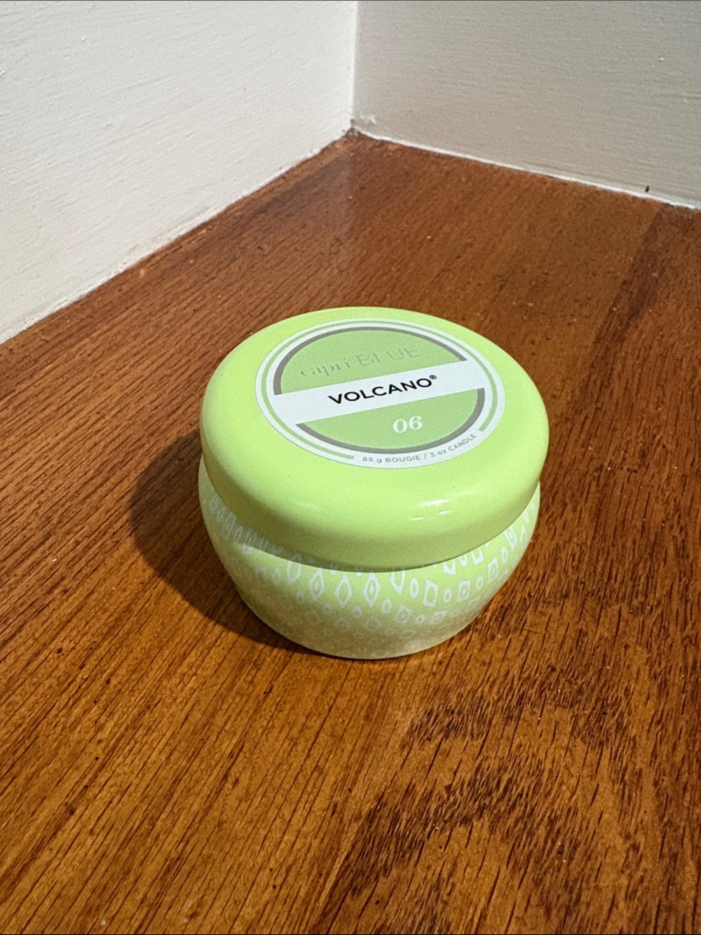 Capri Blue Volcano Iced Matcha Mini 3 ounce Tin Candle